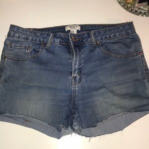 Denim shorts